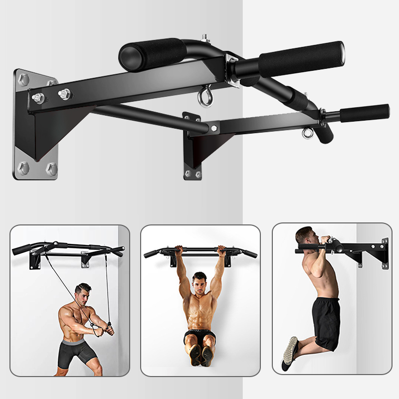 Sports Equipment Website - Wall-Mounted Pull-Up Bar-Drill Installation, Home Gym