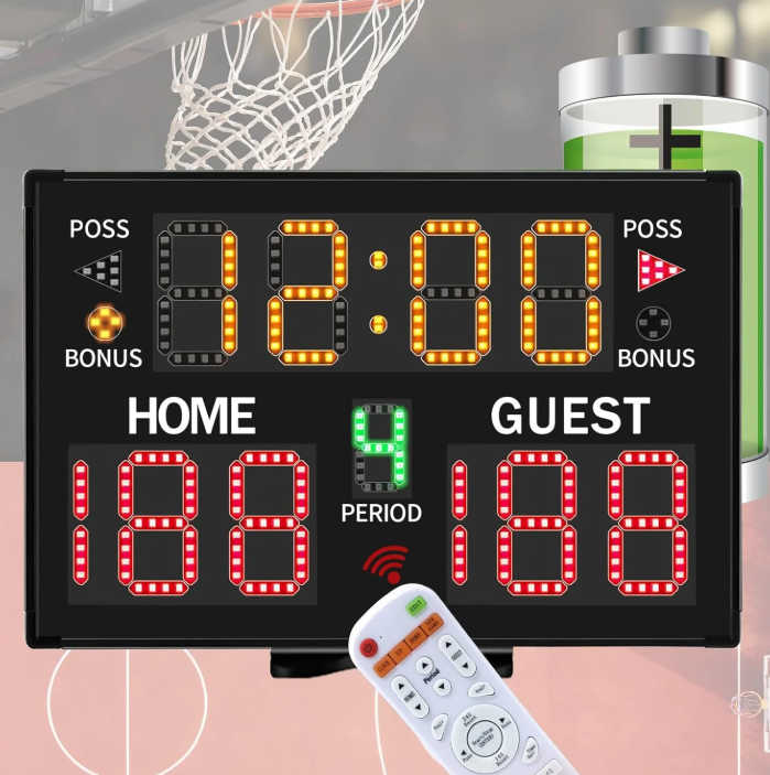 Sports Equipment Video - Electronic Light Emitting Diode Scoreboard with