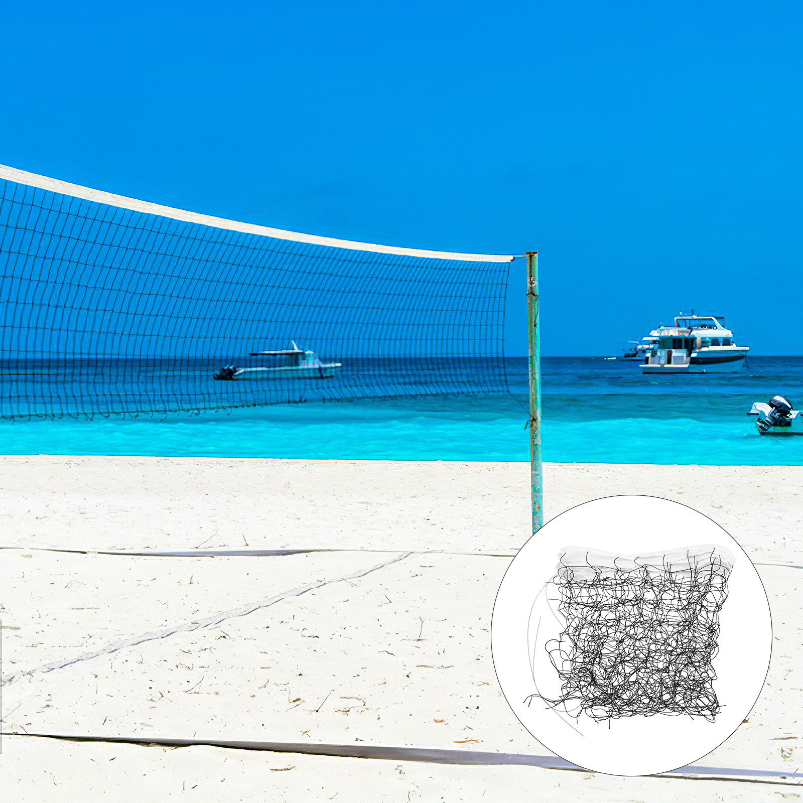 Sports Equipment Volleyball - Home Volleyball Net Adjustable Height Nylon
