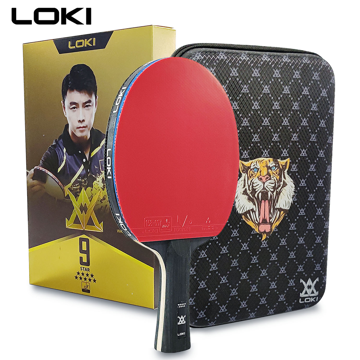 LOKI 9 Star Table Tennis Racke - Badminton Racket Carbon incelemesi ve fiyatı