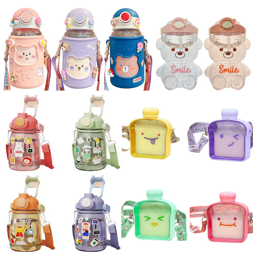 Kawaii Water Bottle Cute Bear  - Sports Equipment 4 Year Old incelemesi ve fiyatı