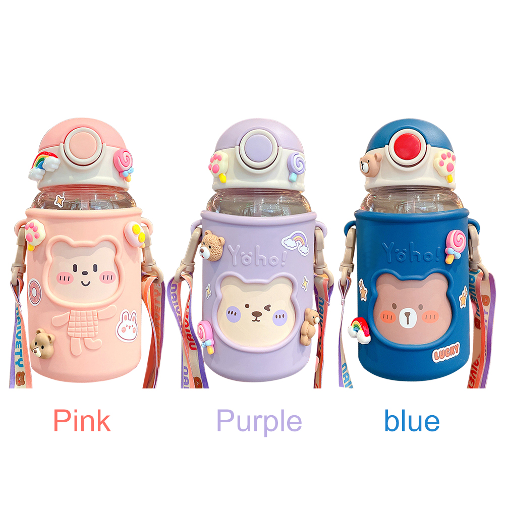 Kawaii Water Bottle Cute Bear  - Sports Equipment 4 Year Old incelemesi ve fiyatı