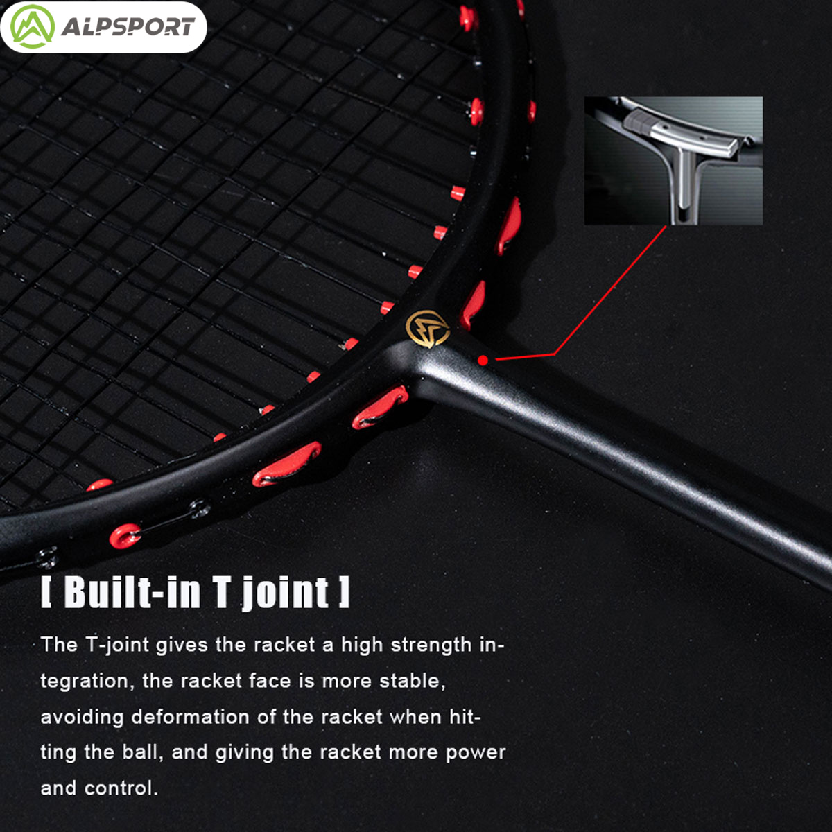 Alpsport MH-V5 5U 75g Wave Leg - Badminton Racket Carbon incelemesi ve fiyatı