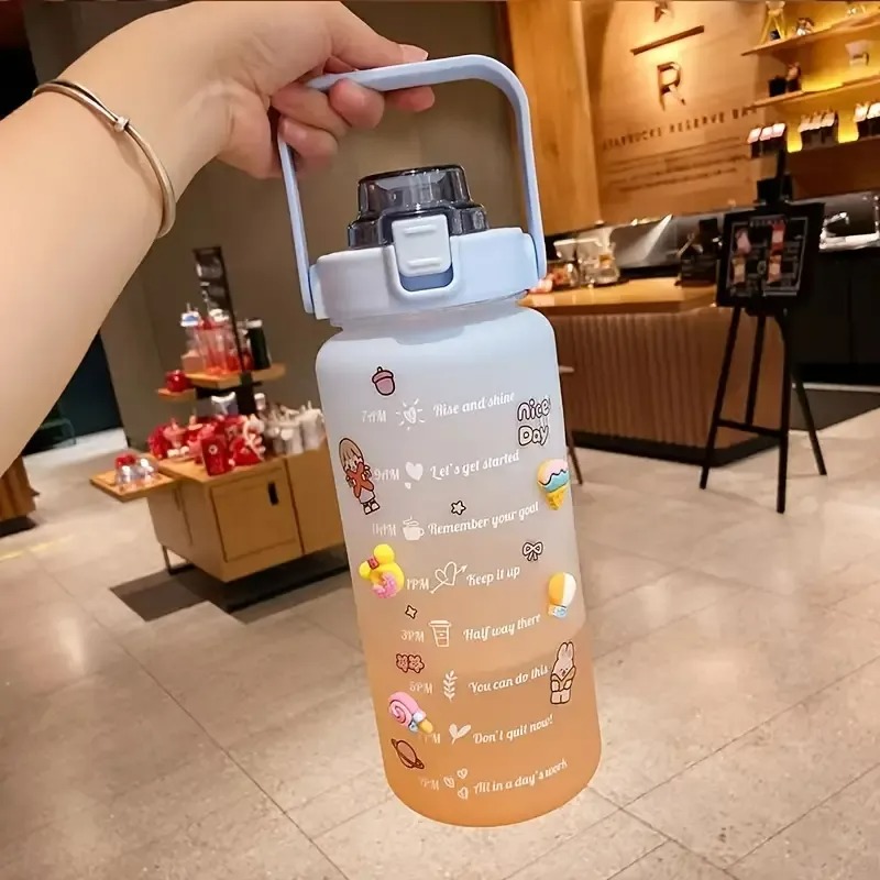 2L Colorful Frosted Water Bott - Sports Equipment 4 Year Old incelemesi ve fiyatı