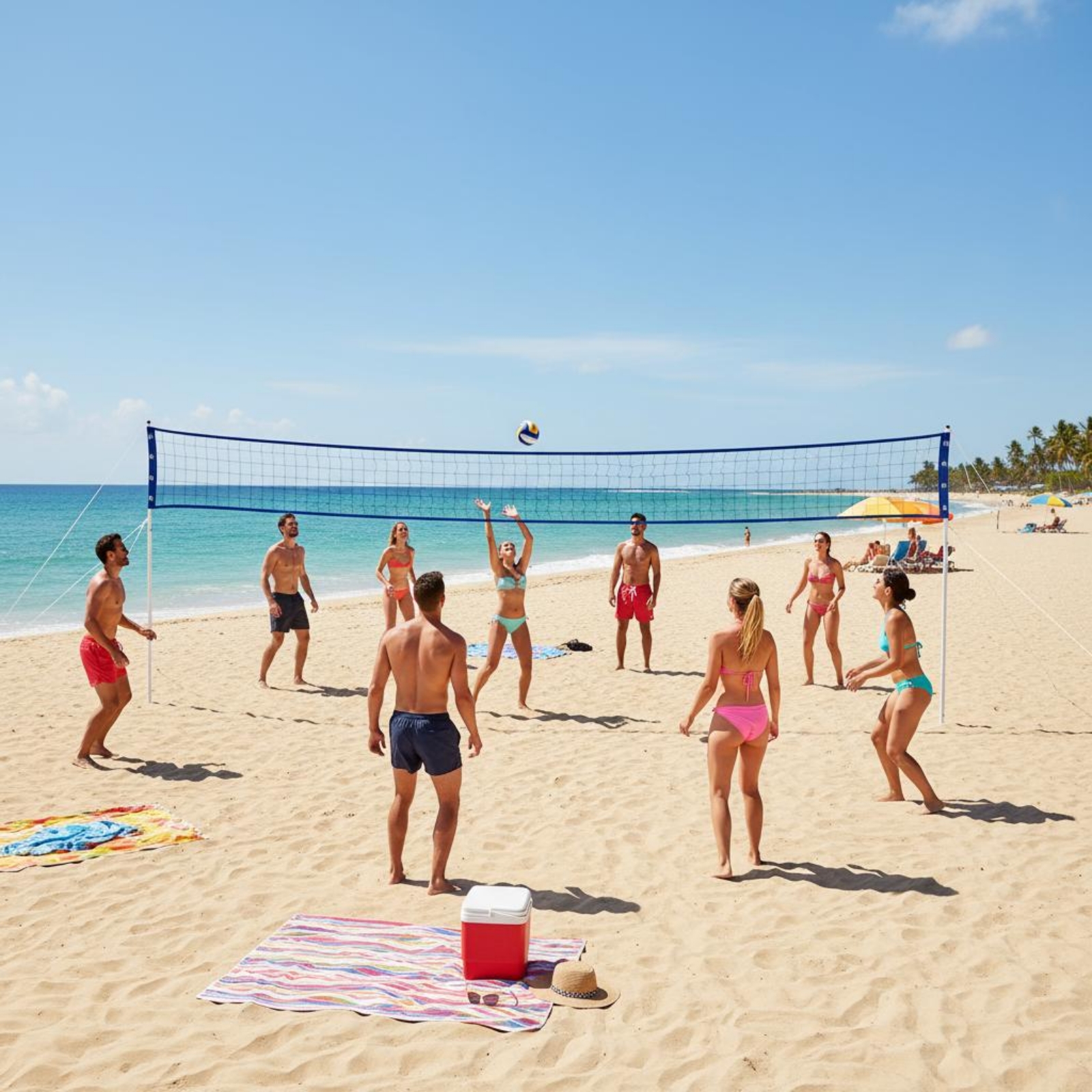 Beach Volleyball Net Set Quick - Sports Equipment Volleyball incelemesi ve fiyatı