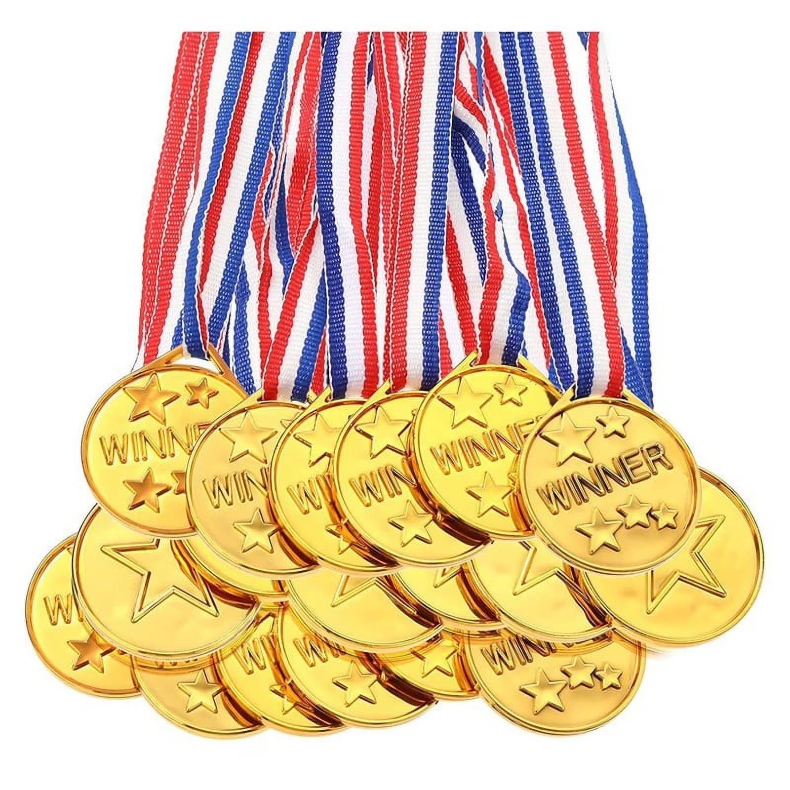 30Pcs Plastic Gold Winners Med - Sports Equipment For Schools incelemesi ve fiyatı
