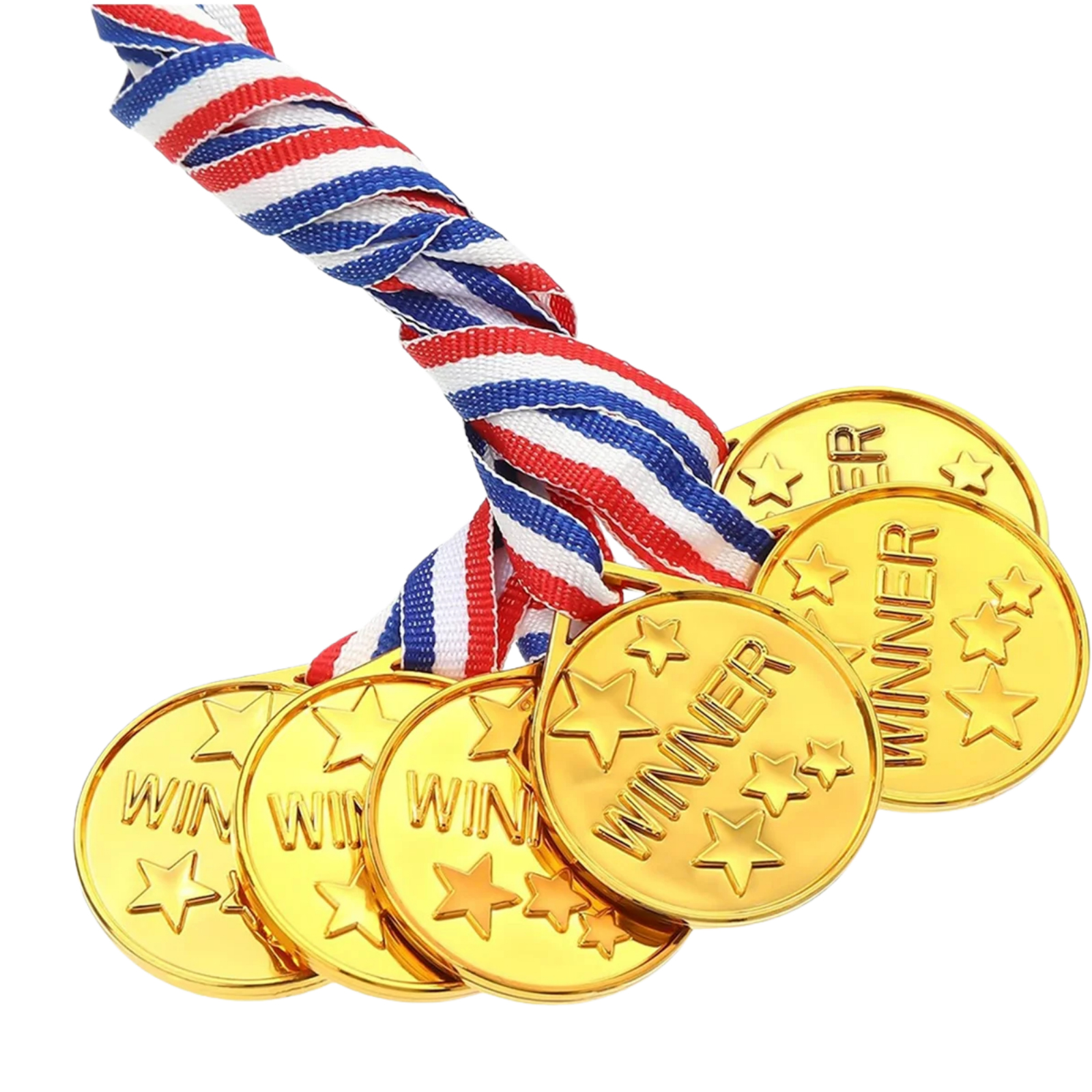 30Pcs Plastic Gold Winners Med - Sports Equipment For Schools incelemesi ve fiyatı