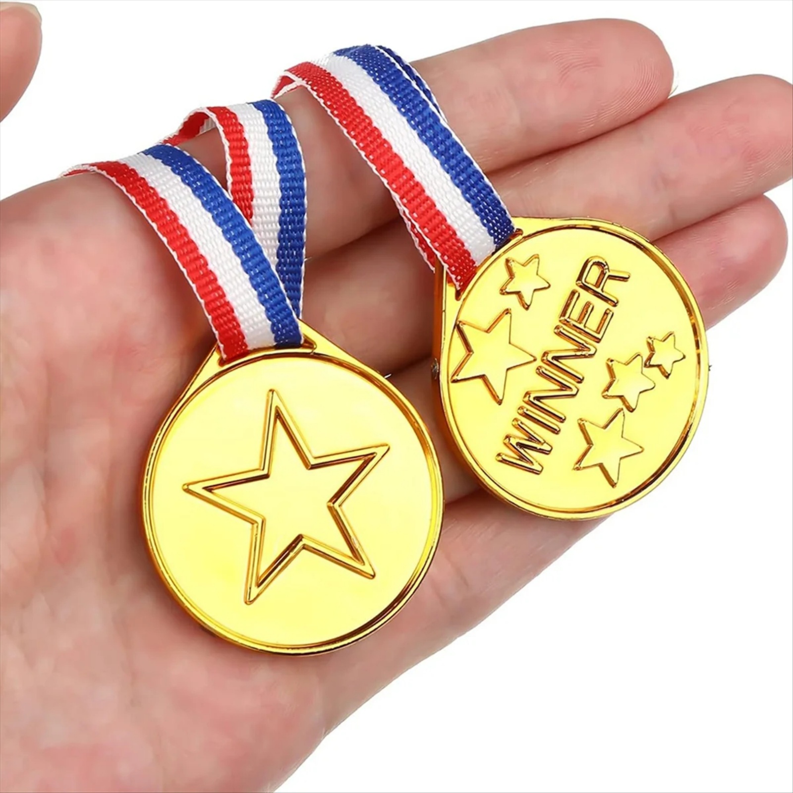 30Pcs Plastic Gold Winners Med - Sports Equipment For Schools incelemesi ve fiyatı