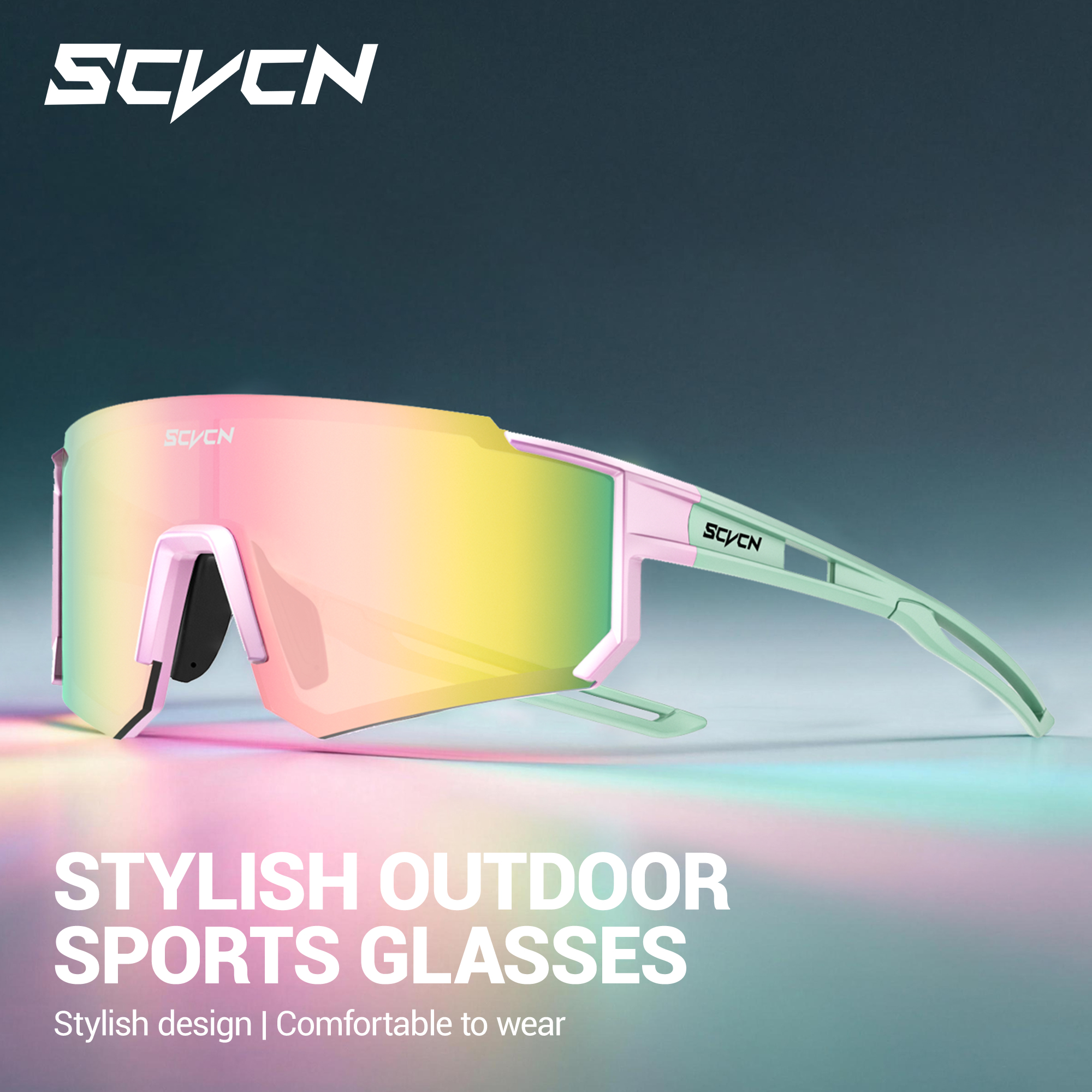 SCVCN Pink Cycling Glasses Bic - Sports Equipment Photos incelemesi ve fiyatı